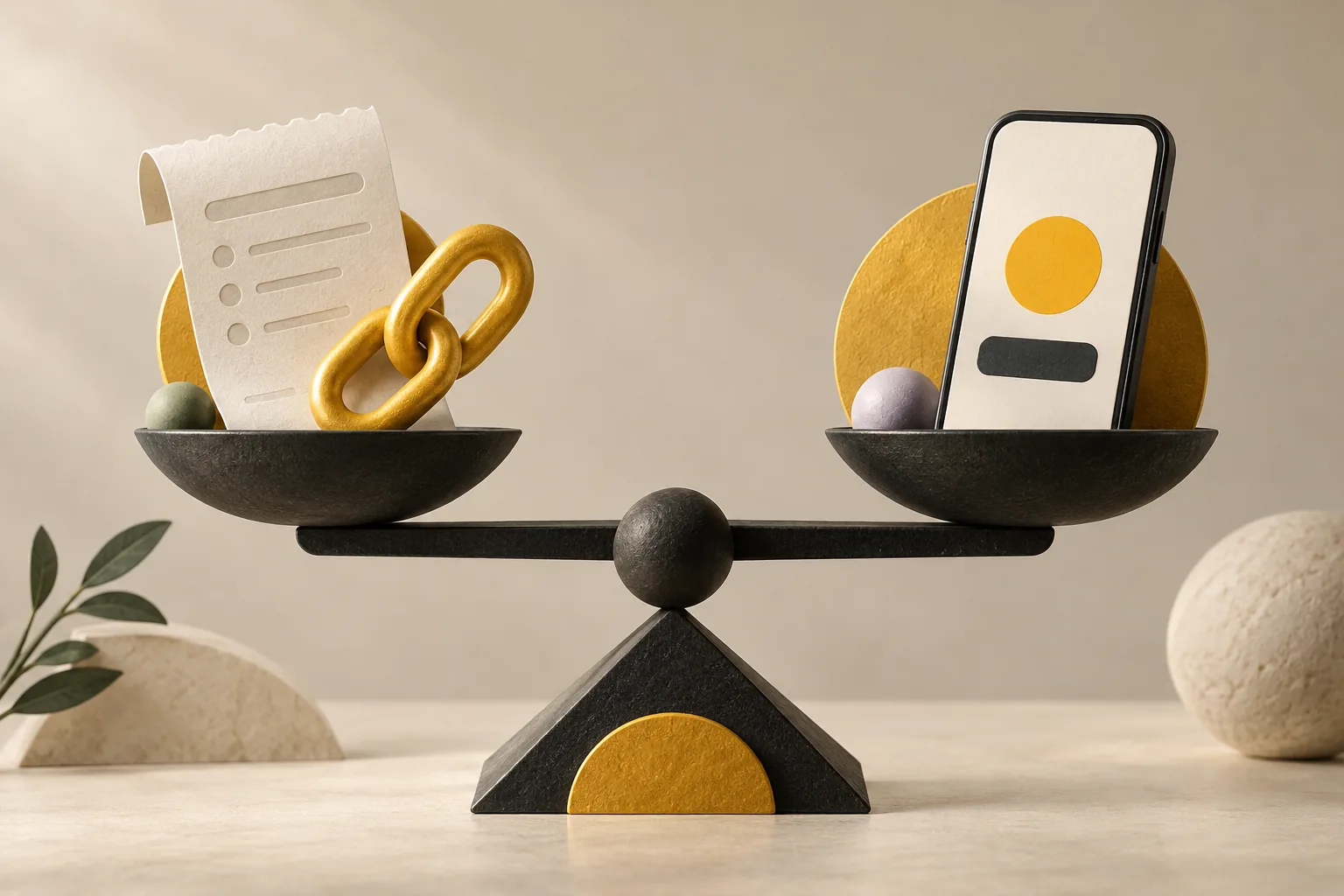 Create a payment link that stays connected to the order Editorial illustration: Create a payment link that stays connected to the order