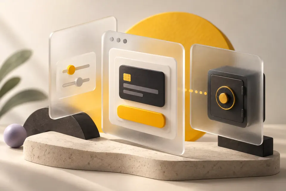 Embedded payments: een betaalervaring in je toepassing ontwerpen Illustratie bij het artikel: Embedded payments: een betaalervaring in je toepassing ontwerpen